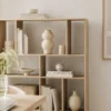 Vase keramik beige i nordisk indretning Vase i keramik